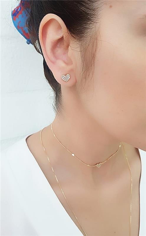 BRINCO CORACAO PEQUENO C/ ZIRCONIA